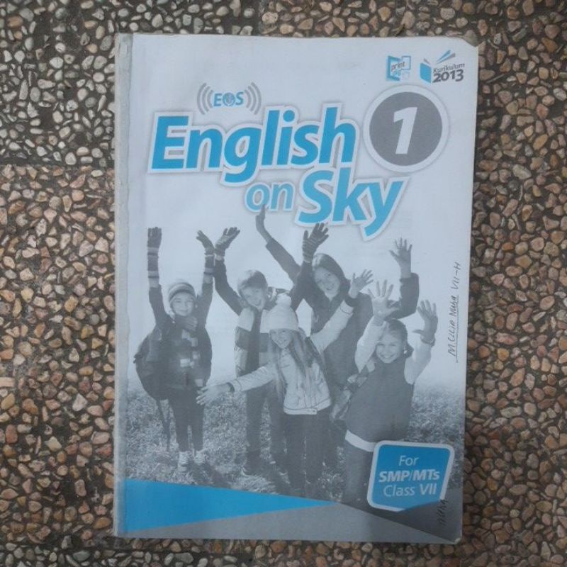 buku English On Sky Smp Kelas 7.8.9 revisi kurikulum 13-Sky 7 tanpa cover