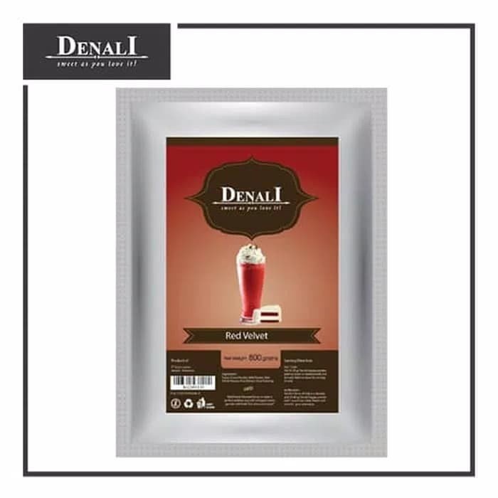 

DISKON - (BISA COD) POWDER RED VELVET Denali 800gr Bubuk Minuman Enak Halal