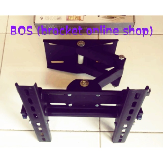Bracket braket breket briket led lcd tv swivel/tarik 19-43inch