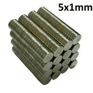 TERMURAH ! magnet Neodymium 5x1 mm , Magnet Putih , Magnet Super Kuat