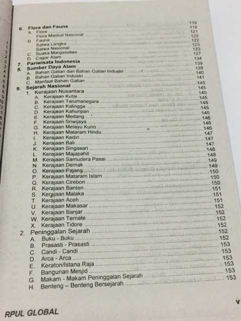 Buku RPUL Global Data Terlengkap Untuk SD SMP SMA