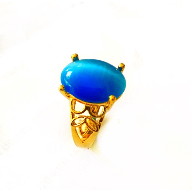 Cincin batu merah //cincin wanita //cincin lapis emas // perhiasan fasion//cincin