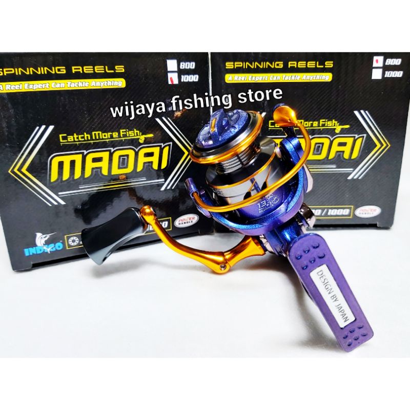 Reel Indigo Madai 800 1000 2000 3000 4000 6000 POWER HANDLE