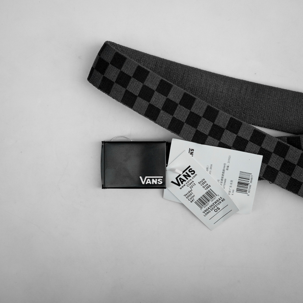 Vans Belt Checkerboard Black