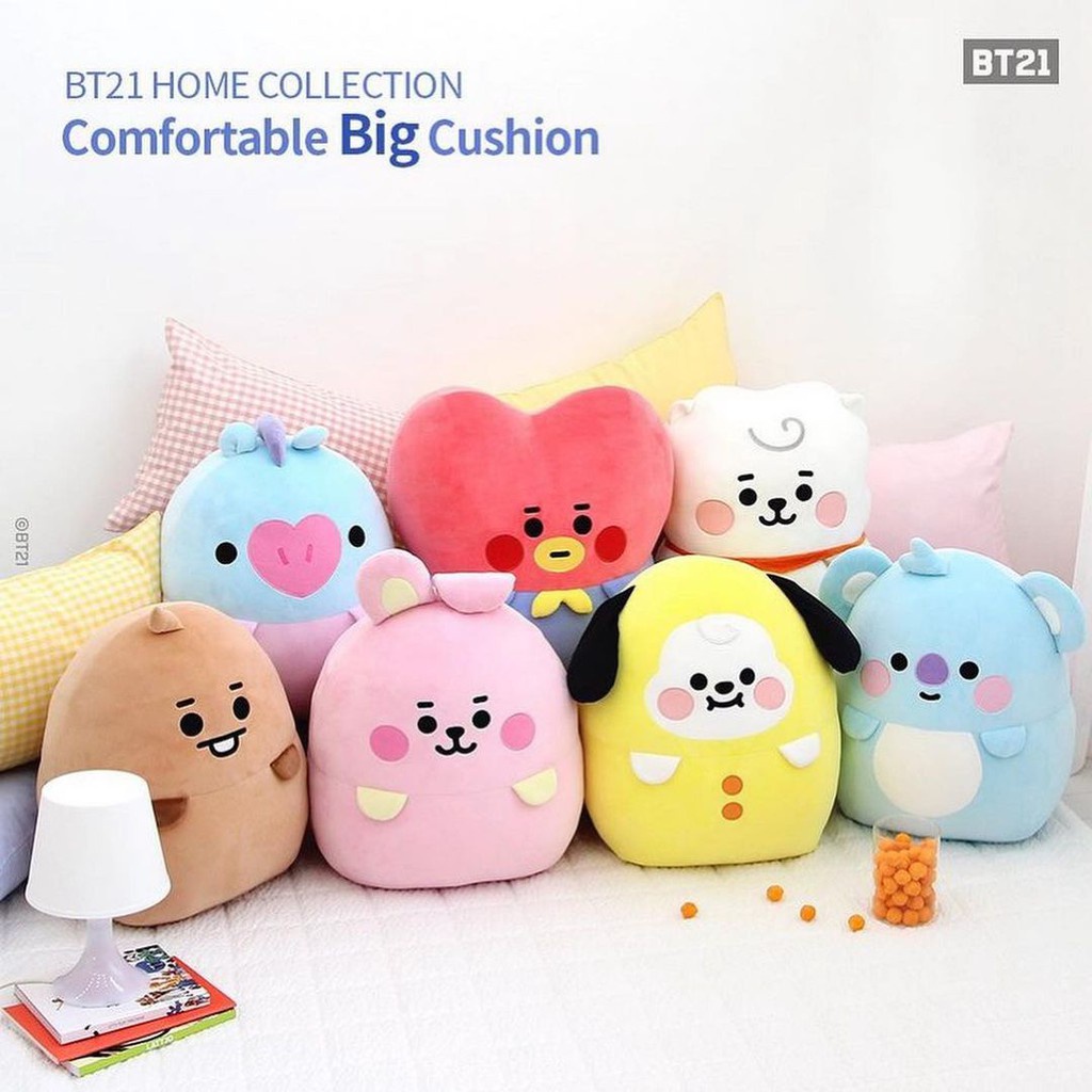 Boneka karakter BT21 terbaru lucu umut dan gemesin ukuran 35 cm