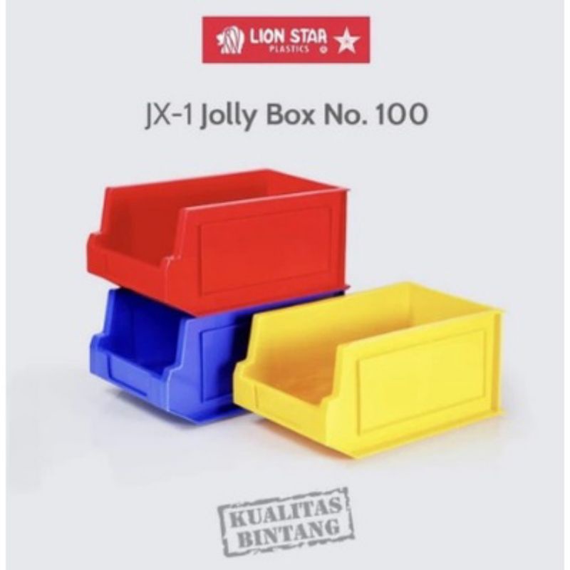 kotak spare part box kotak aksesoris box Jolly Box No 100 Lion Star JX-1