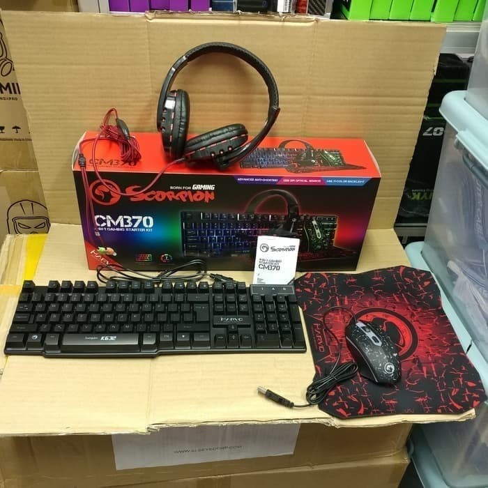 MARVO CM370 Gaming Starter Kit 4 in 1 KEYBOARD