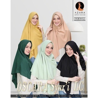 Helen Shop86 Oscara Syar'i Jumbo Ukuran 130 X 130 Hijab Oskara Syari Ori By Azara Jilbab Segi Empat Terbaru Kerudung Segiempat Kekinian