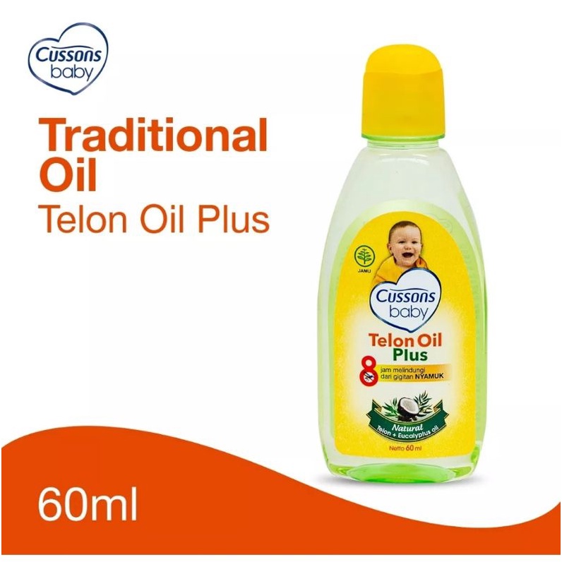 Cussons Baby Minyak Telon Plus Oil 60 ml