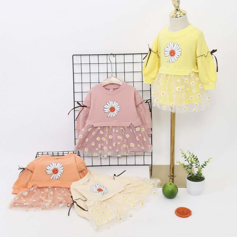 [BISA BAYAR DITEMPAT] TUNIK TUTU IMPORT/ DRESS TUTU ANAK/ DRESS TUTU LUCU/ DRESS ANAK [USIA 1-4TH]