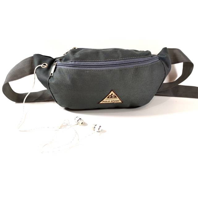 Promo Waistbag Murah Warna Abu Tas Pinggang bisa Selempang