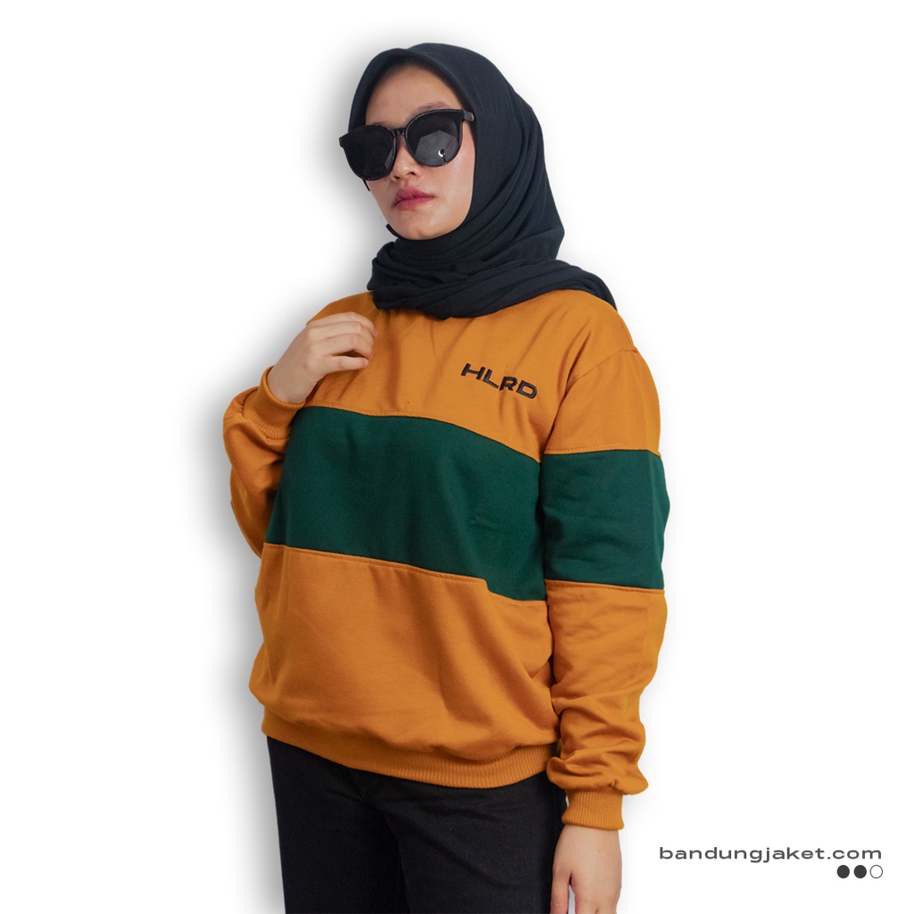 Holyrider Sweatshirt Stripe Henzie Emerald II  Sweatshirt Stripe Fashionable