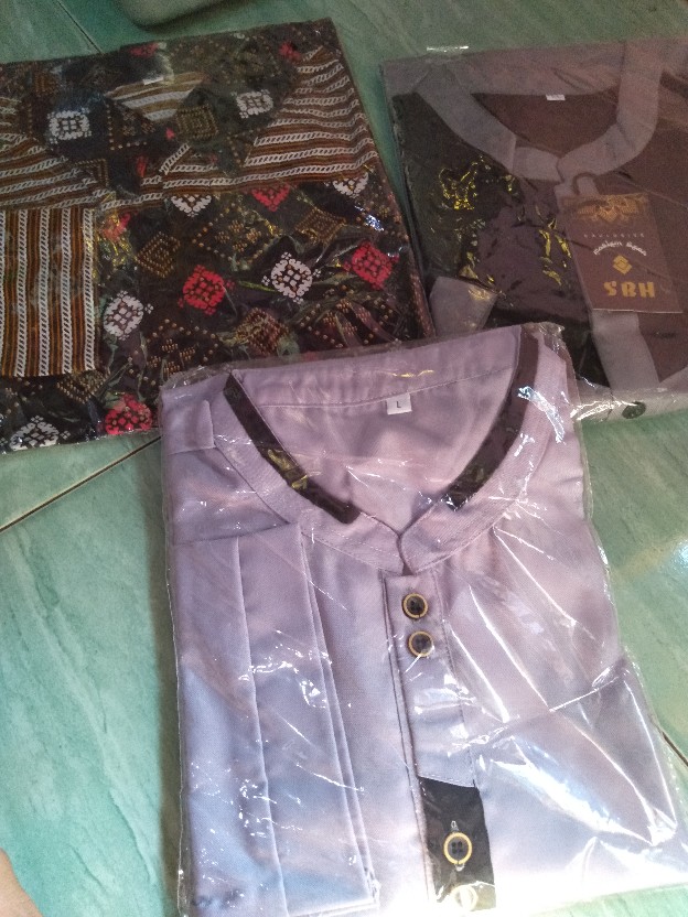 Diskon Distro Batik Hrb026 Kenongo Hem Pendek Padi Pekalongan M L Xl Batik Pria Murah Modern Grosir