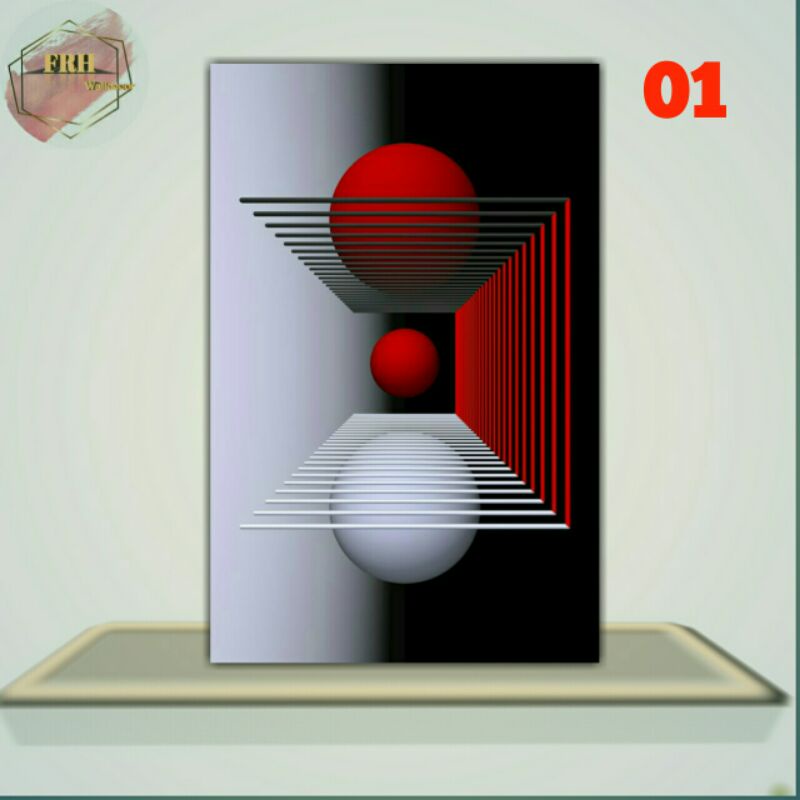 Hiasan Dinding ~ Hiasan Dinding 3d ~ Motif Bola ~ Pajangan Ruang Tamu