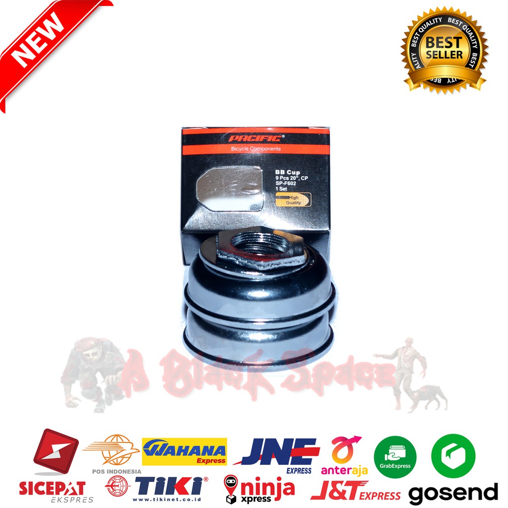 Kom Gir Langsung Ukuran BMX 20" BB Cup Gear Sepeda PACIFIC F602