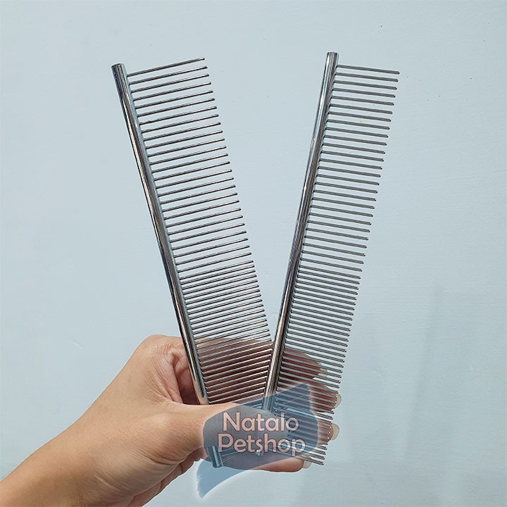 Sisir Besi Grooming Hewan Bulu Panjang Kucing/Anjing Super Quality Stainless Steel