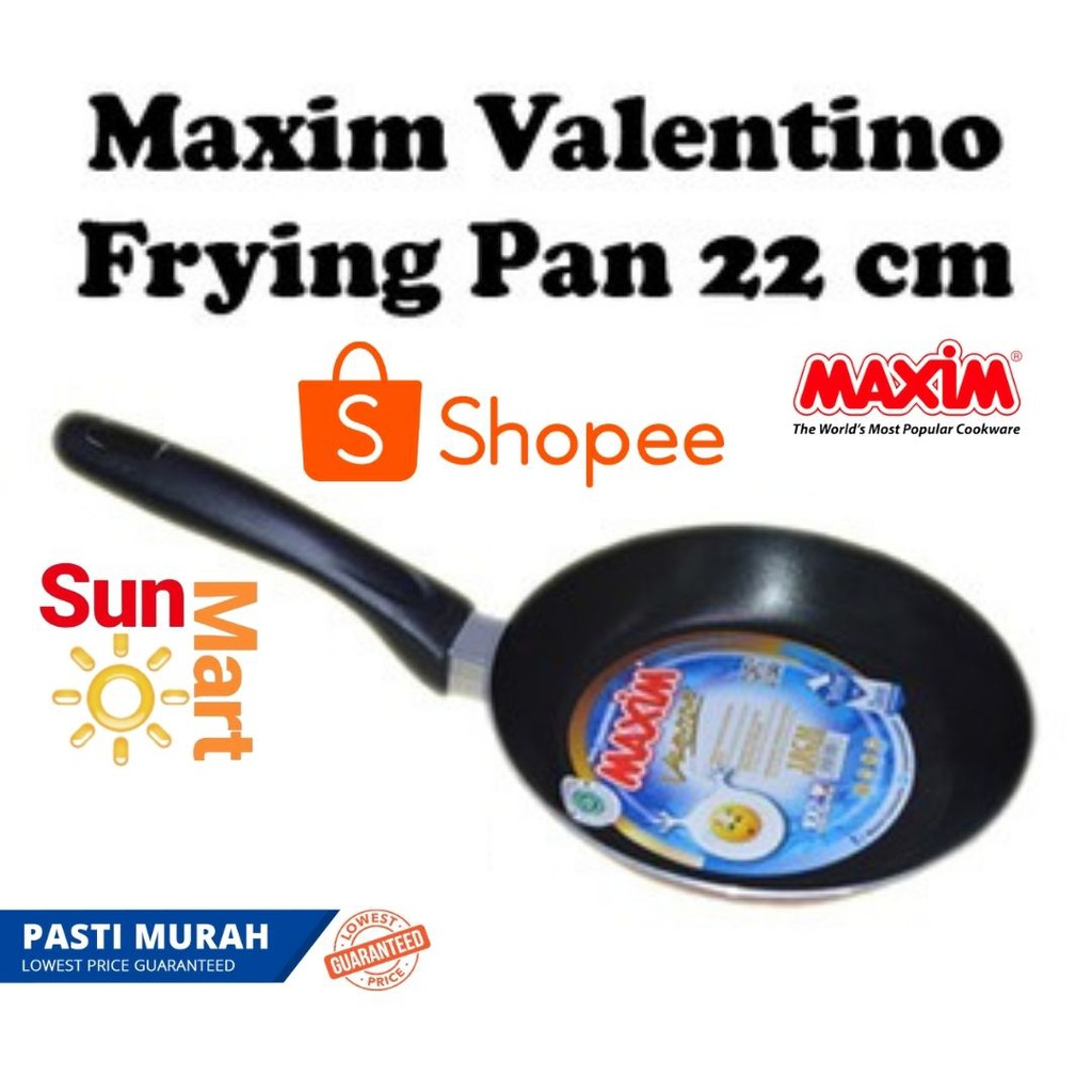 DISKON!! Frypan Maxim Valentino 22 / Teflon penggorengan 22 cm