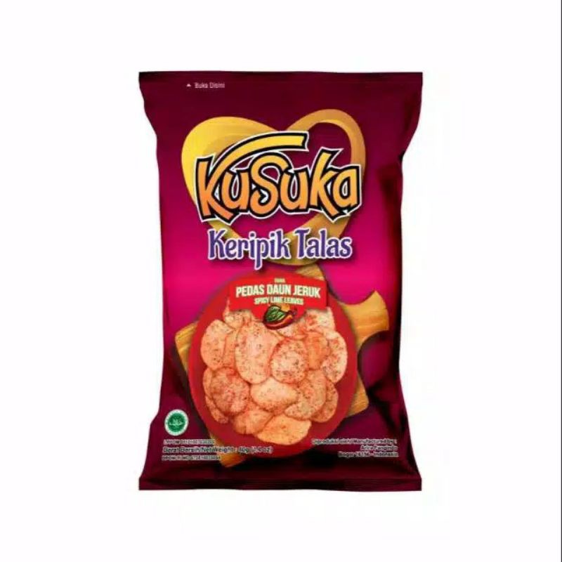 

Kusuka Keripik Talas Pedas Daun Jeruk 68gr