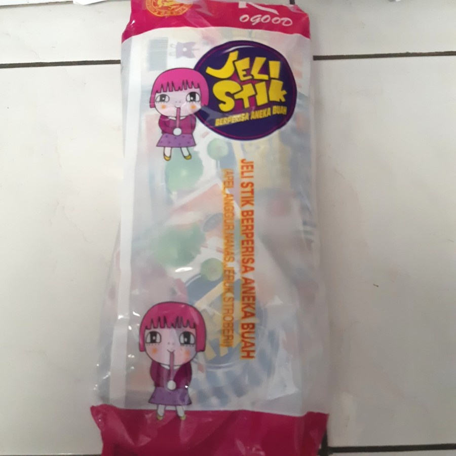 

Permen Jelly Stick Mini 1 Pack Isi 50 Bungkus Termurah Original Permen Sedotan Anak Rasa Buah