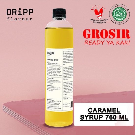 

Sirup Karamel DRiPP Syrup, Sirup Caramel DRiPP flavour Yogyakarta