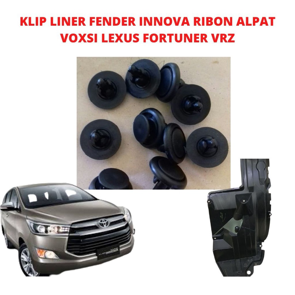 Klip Liner Fender Innova Ribon Alpat Voxsi Lexus Fortuner Vrz Original