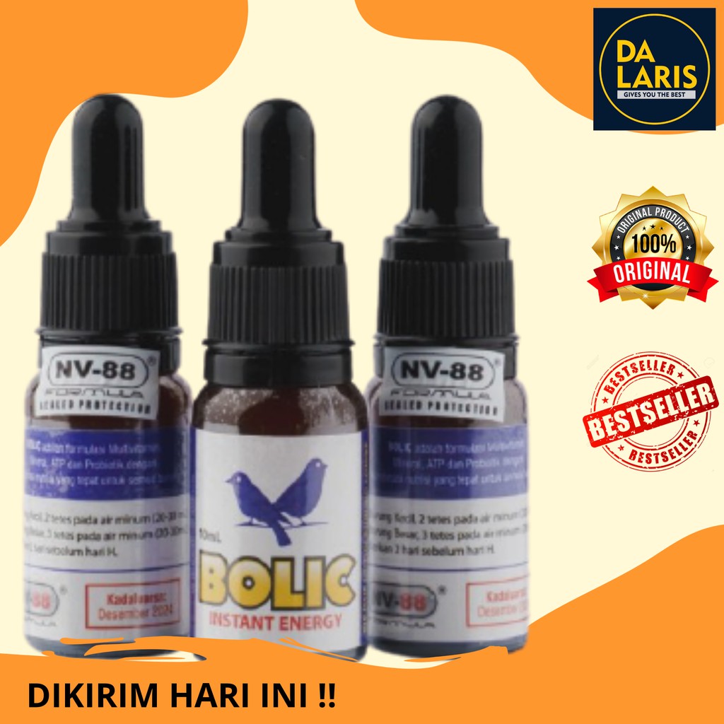 doping khusus burung lomba vitamin penambah stamina Pleci digantangan bolic nv88