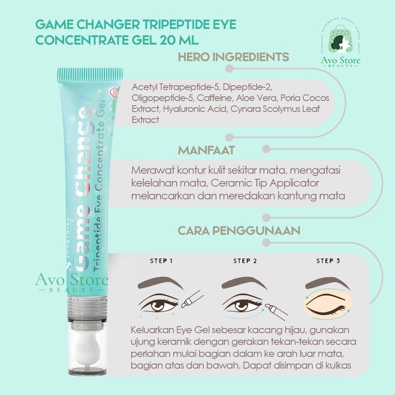 SOMETHINC Game Changer Tripeptide Eye Concentrate Gel