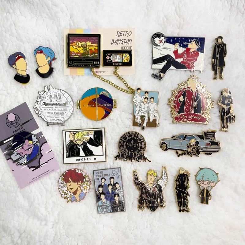 Jual Enamel Pins BTS Indonesia