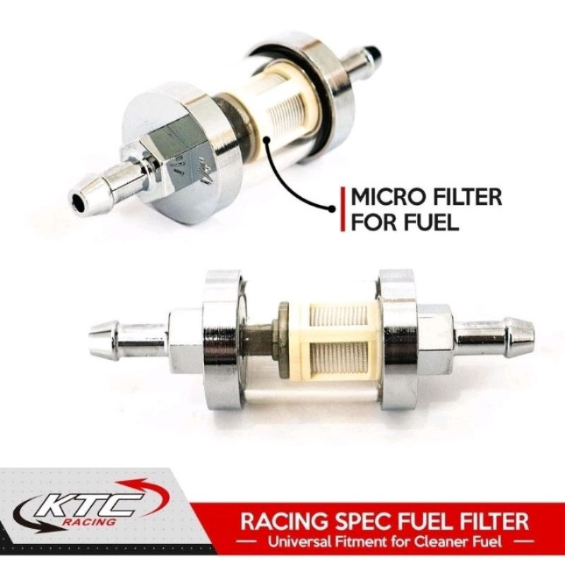 Saringan filter bensin ktc racing original universal motor PNP - Charmoto