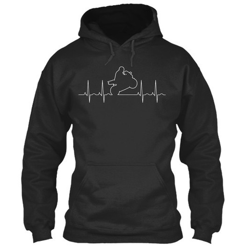 JAKET HOODIE TERBAIK MOTOR BIKER HEARTBEAT POLOS CUSTOM INDONESIA MURAH / JACKET HOODIE TERBAIK