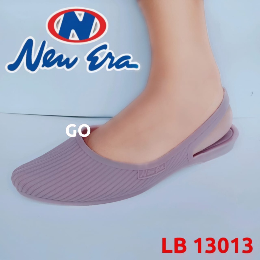gos NEW ERA LB 13013 SANDAL KARET JELLY WANITA SENDAL WEDGES PEREMPUAN TERBARU Sandal Wedges Wanita / Bahan Jelly