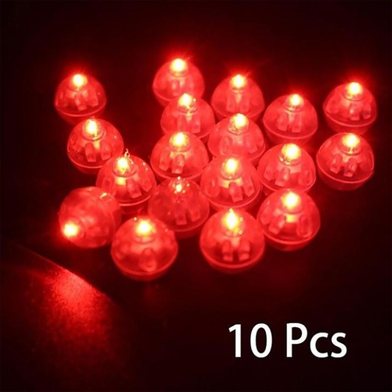 Mary 10pcs Lampu LED Mini Lampu Untuk Dekorasi Pesta Ulang Tahun Lentera Balon