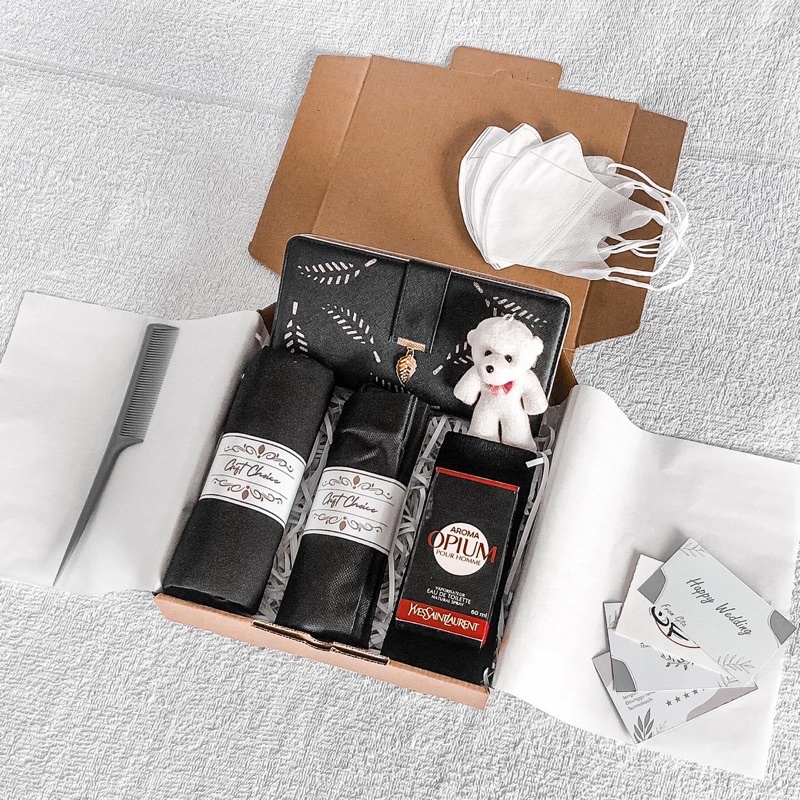 Hampers kado ulang tahun cewek / Hampers hijab / Hampers black edition / Kado ultah / Kado cewek