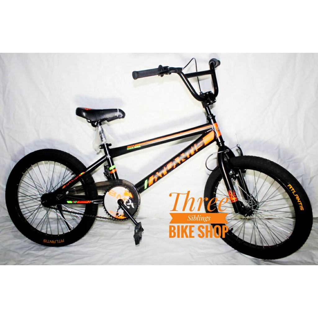 SEPEDA BMX ATLANTIS ROTOR REM TORPEDO 20 INCH WARNA HITAM ORANGE