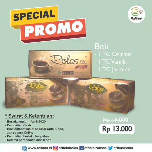 

Promo Teh Celup 3 Rasa