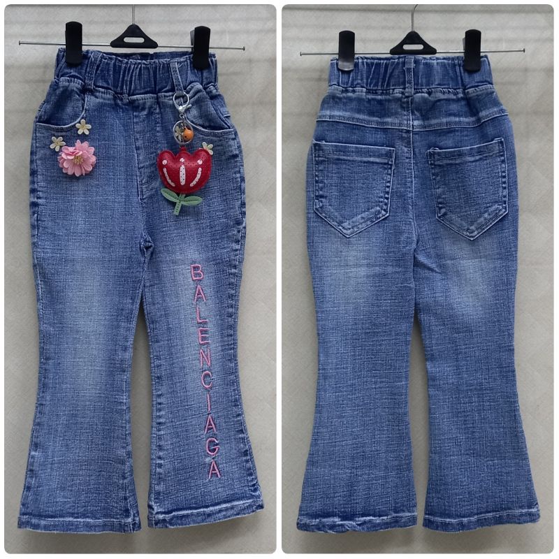 Celana Panjang Jeans Import Cutbray Anak Perempuan