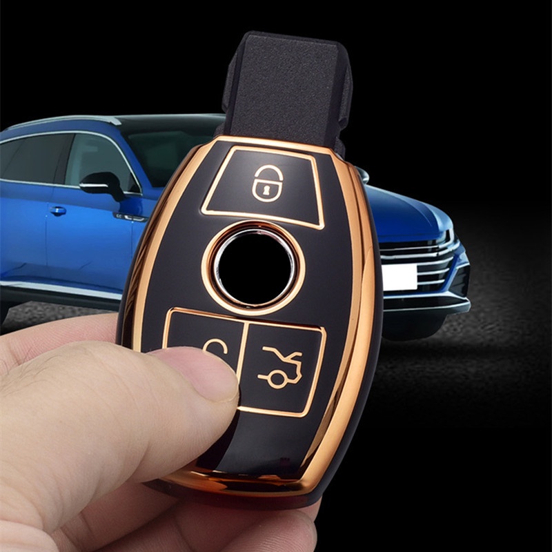 New TPU Car Remote Key Case Cover Shell Fob for Mercedes Benz A C E S G Class GLA CLA GLK GLC CLS W204 W463 W176 W251 W205 AMG