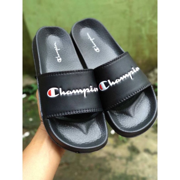 Sandal Champion Slide, Sandal Champions Grade Original Sandal slop pria/wanita Sendal Selop Champion