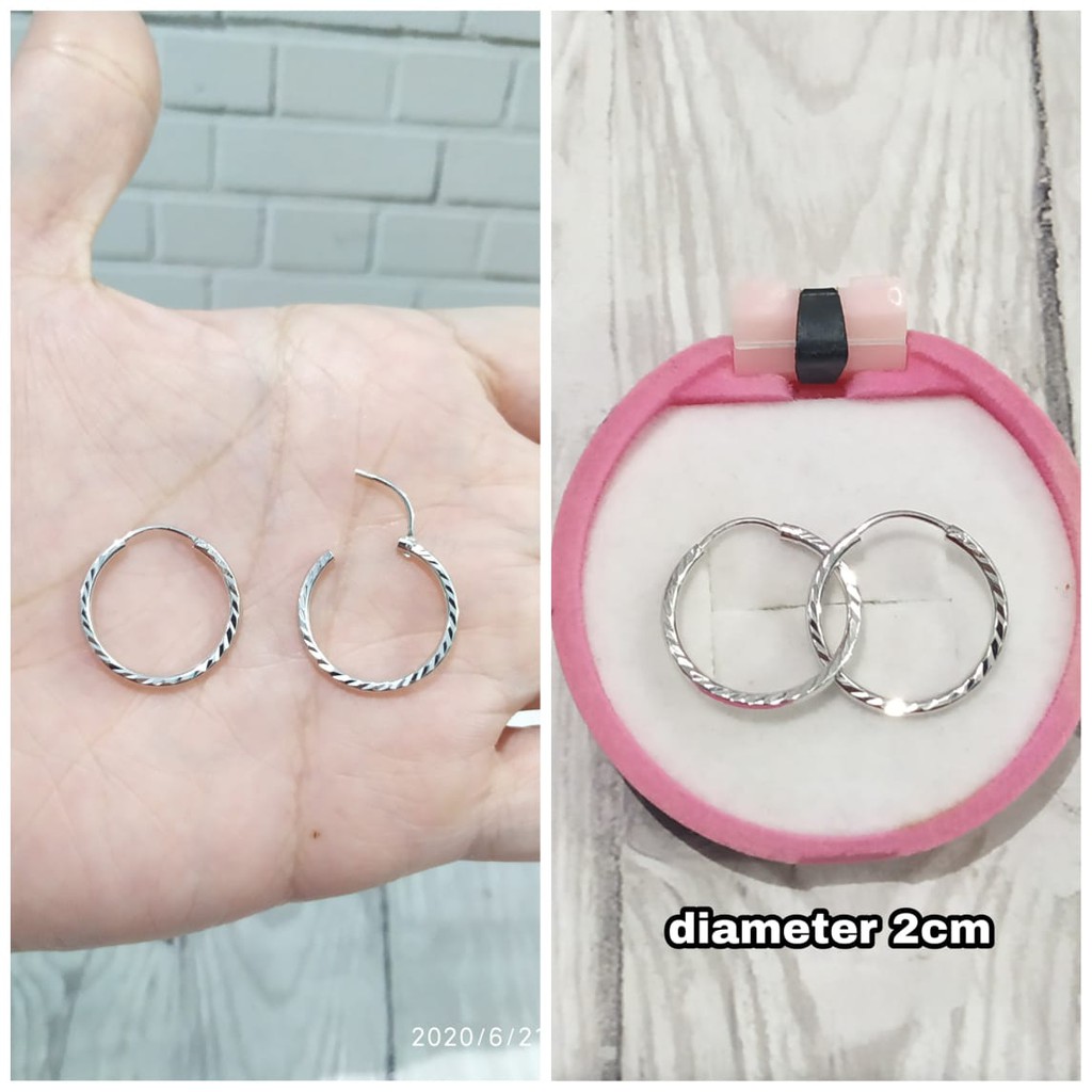 ANTING GIPSI UKIR PERAK ASLI S925 CC934