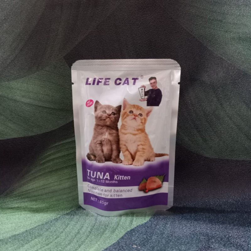 Life Cat Pouch 85gr Wet Cat Food Makanan Kucing Basah Saset