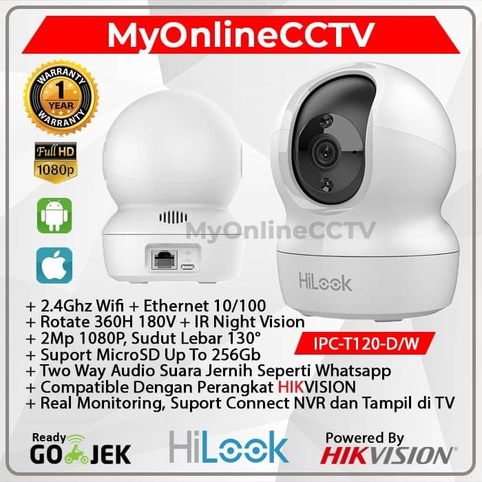 Dijual Hilook Ipc P1 D W 1080p Ip Cam Smart Wireless 360 Camera Cctv Wifi Terlaris Shopee Indonesia