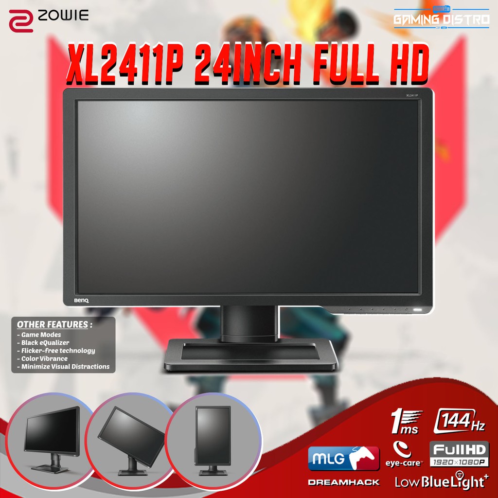 Monitor Gaming BenQ Zowie XL2411p 24 inch 144hz Full HD eSports