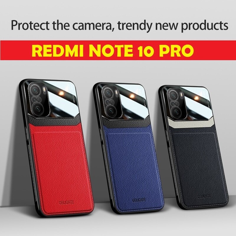 REDMI NOTE 10 / NOTE 10 PRO SOFT CASE PREMIUM PLEXIGLASS LEATHER