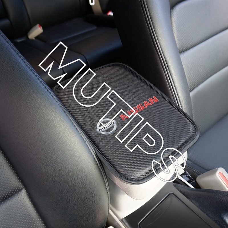 NISSAN Cover Pelindung Konsol Tengah Mobil Bahan Serat Karbon Untuk March Juke Skyline Terrano Gtr Livina Serena Xtrail t31 t30