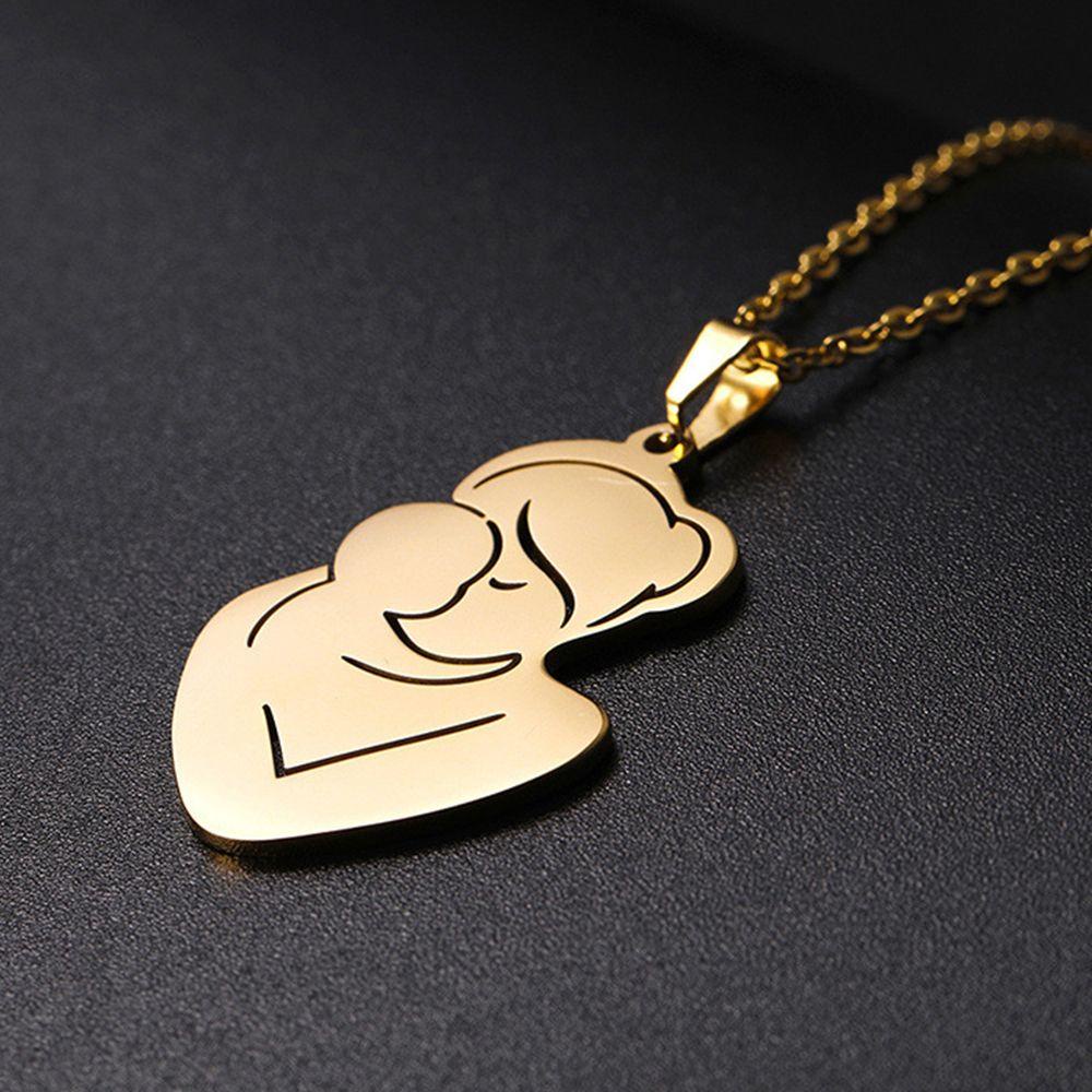 R-bunga Kalung Fashion Hari Ibu Family Pendant