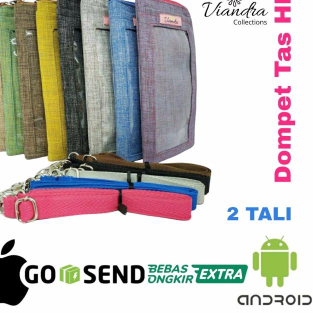 ❊ Dompet hp wanita selempang pouch Hp - Cream ☇