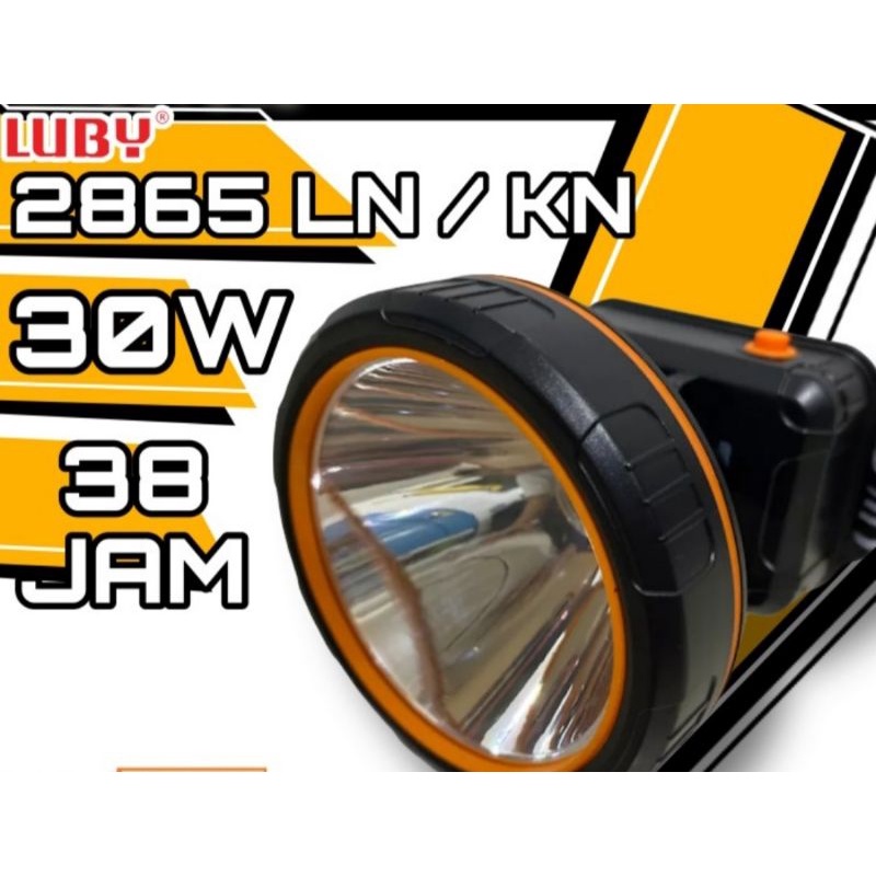 Senter Kepala LUBY L-2865 KN/Headlamp LUBY 30 Watt