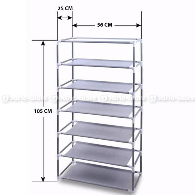 Rak Sepatu Single 7th Lemari Sepatu Shoes Rack 56 X 25 X 105 Cm Grey Shopee Indonesia