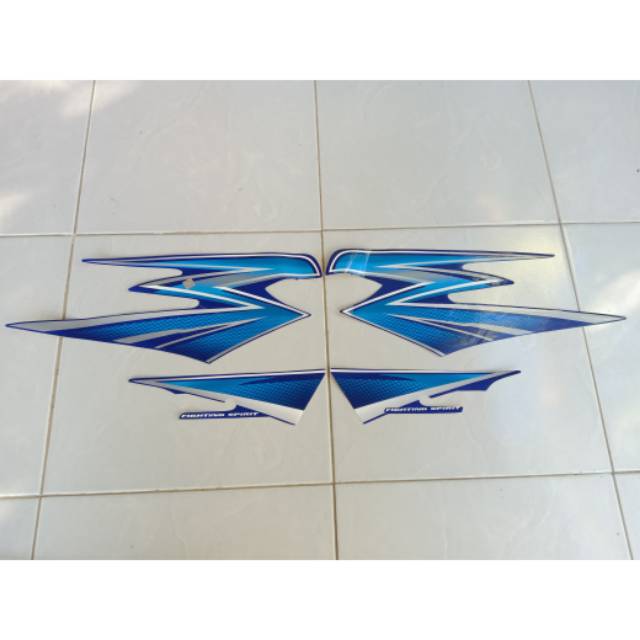 Lis/ striping rx king 2003 biru