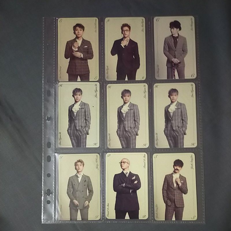 BTOB FEEL EM PHOTOCARD OFFICIAL / PC EUNKWANG MINHYUK CHANGSUB HYUNSIK PENIEL ILHOON SUNGJAE BTOB